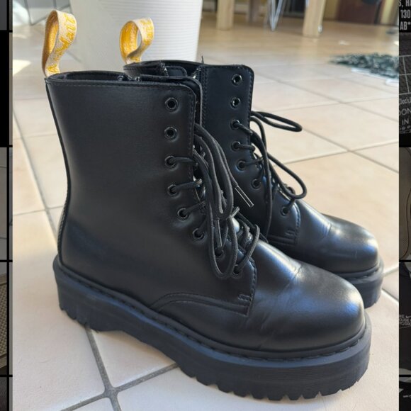 Dr Martens Vegan Platform Jadon ll Boot in Size 11 - Picture 5 of 8